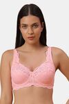 Soie Double Layered Regular Wired Full Coverage Lace Bra - Crstal Rose — thumbnail 1